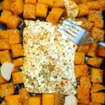 roasted baked butternut squash feta pasta