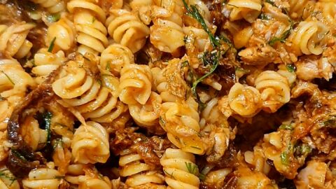 canned tuna pasta tomato sauce