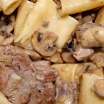 pork tenderloin mushroom pasta