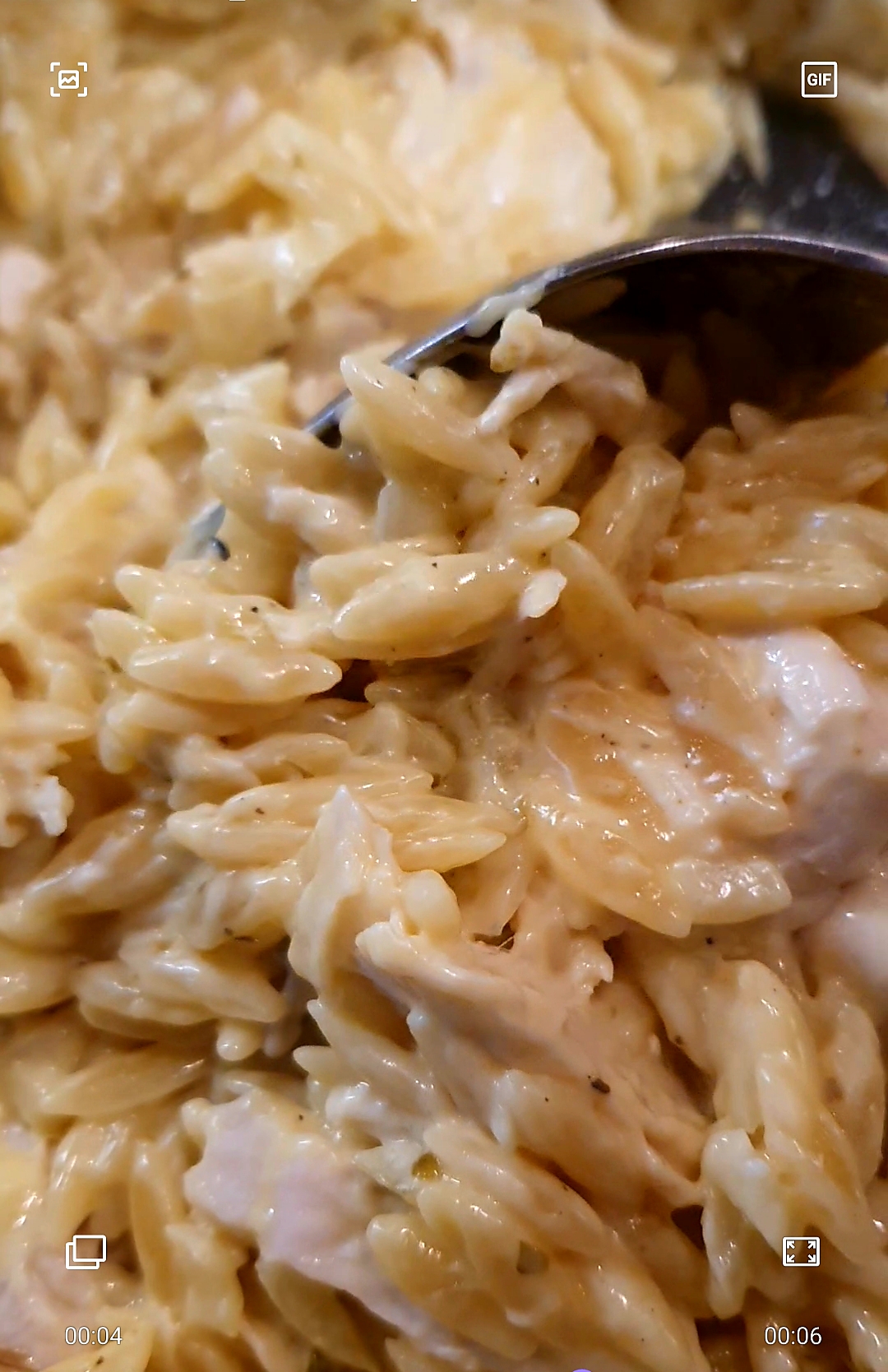 makaron orzo z kurczakiem