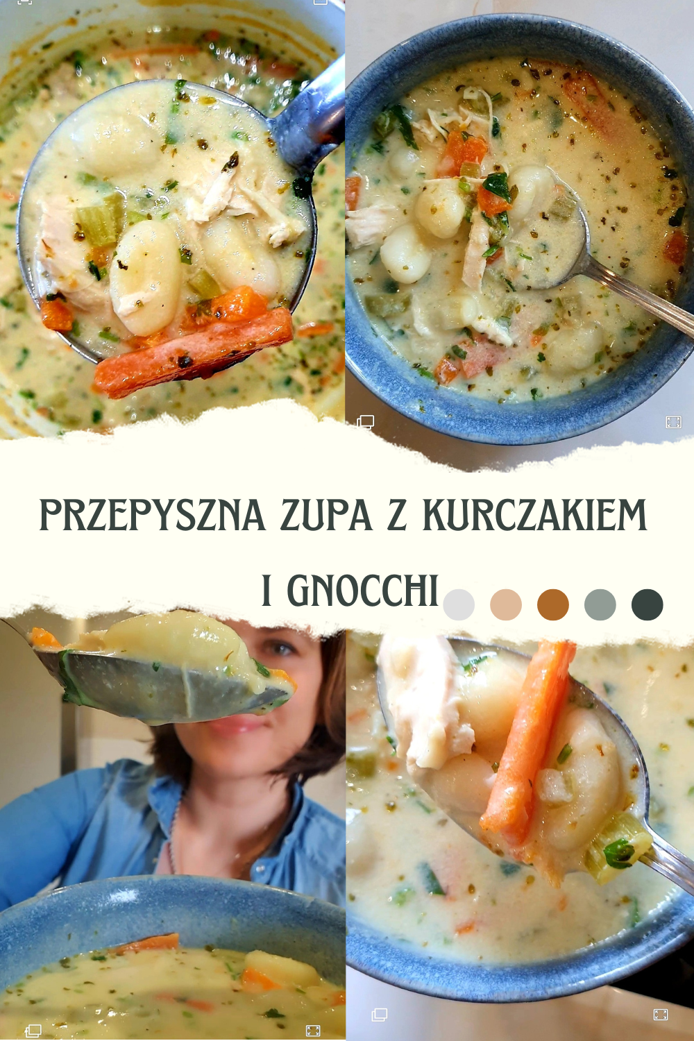zupa z kurczakiem i gnocchi