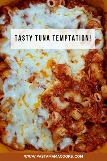 easy tuna pasta bake