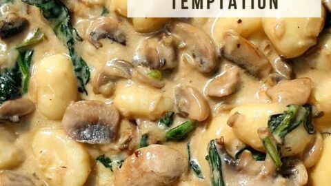 Creamy Spinach Mushroom Gnocchi