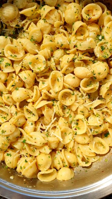 lemon garlic pasta
