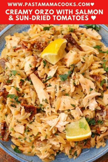 Creamy-Orzo-with-Salmon-Sun-Dried-Tomatoes