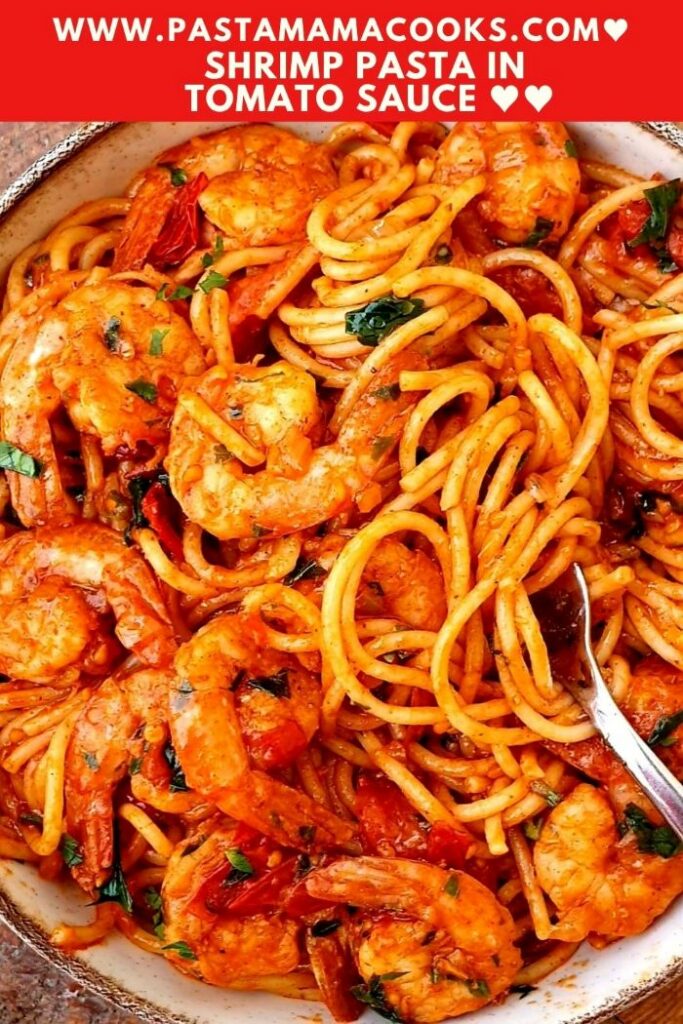 shrimp pasta in tomato sauce